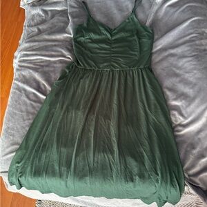 Emerald Green cotton summer dress